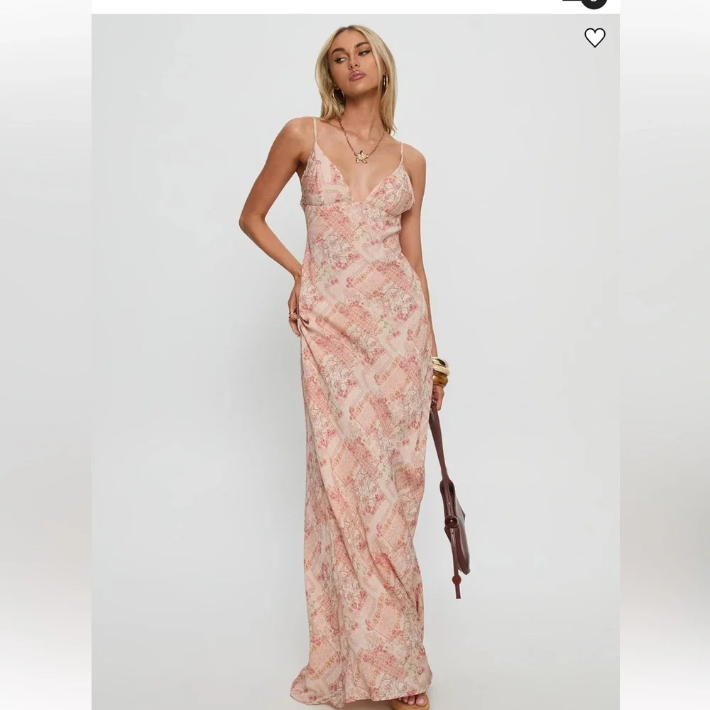 Princess Polly Magnolias Splice Maxi Dress Vintage - Picture 2 of 6